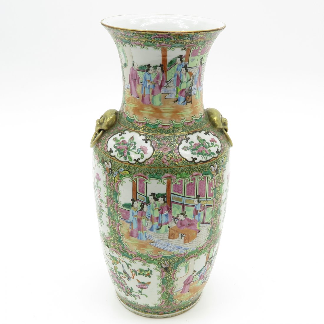 A Richly Decorated 19th Century Cantonese Vase (1 of 6)