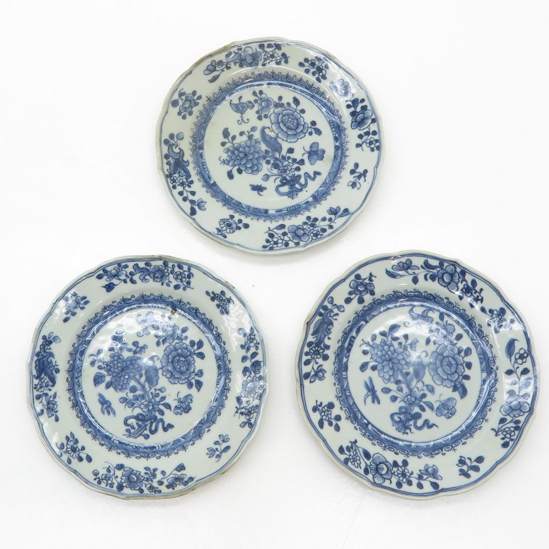 Lot of 3 China Porcelain Plates (1 of 2)