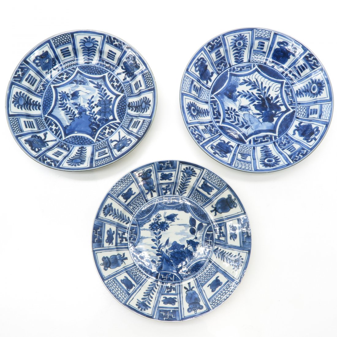 Lot of 3 China Porcelain Plates (1 of 2)