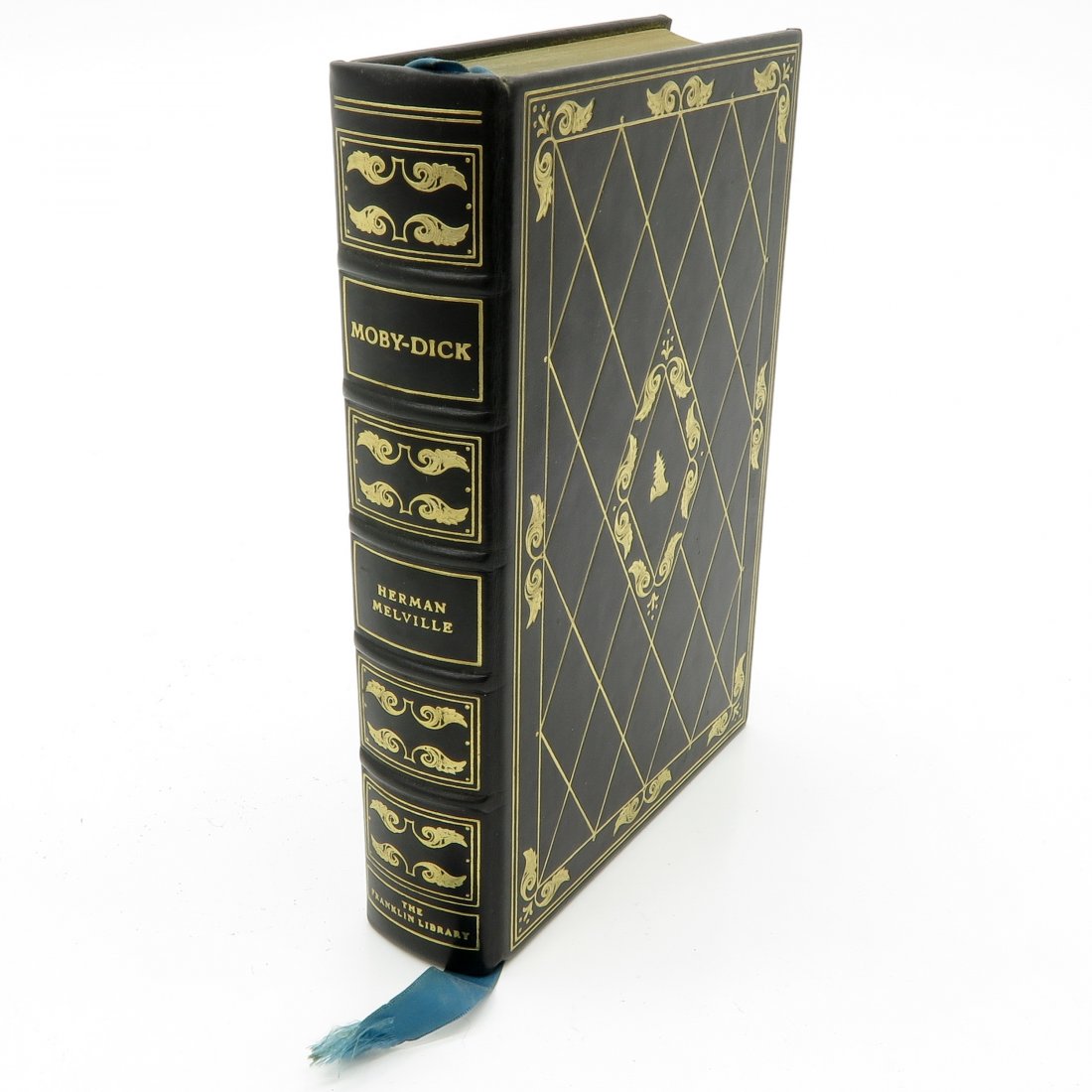 Moby Dick Book Leather Bound Book 1974: Franklin Library.
