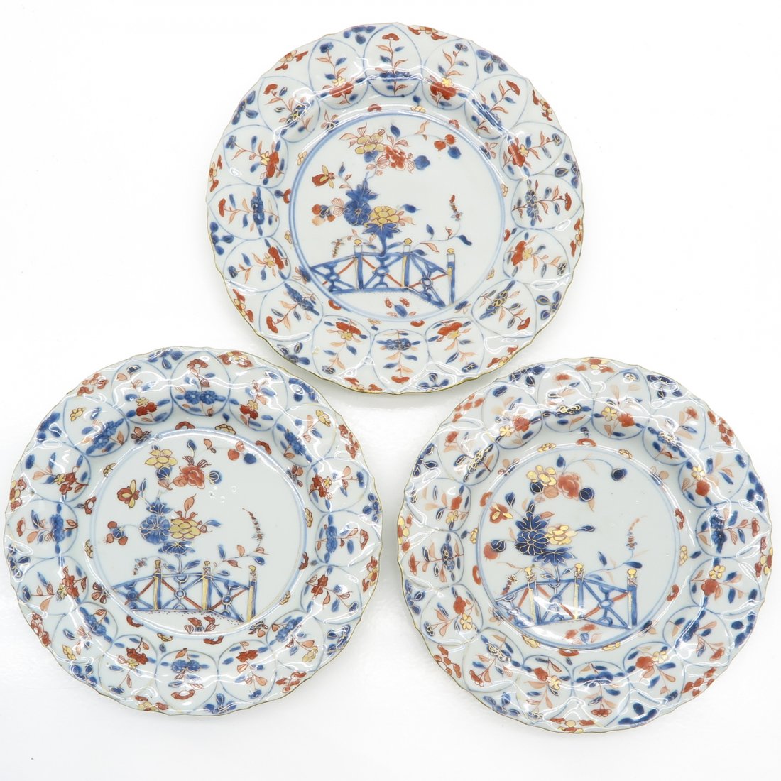 Lot of 3 China Porcelain Plates (1 of 2)