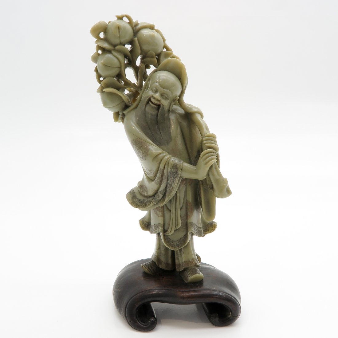 Carved Soapstone Chinese Sculpture (1 of 6)
