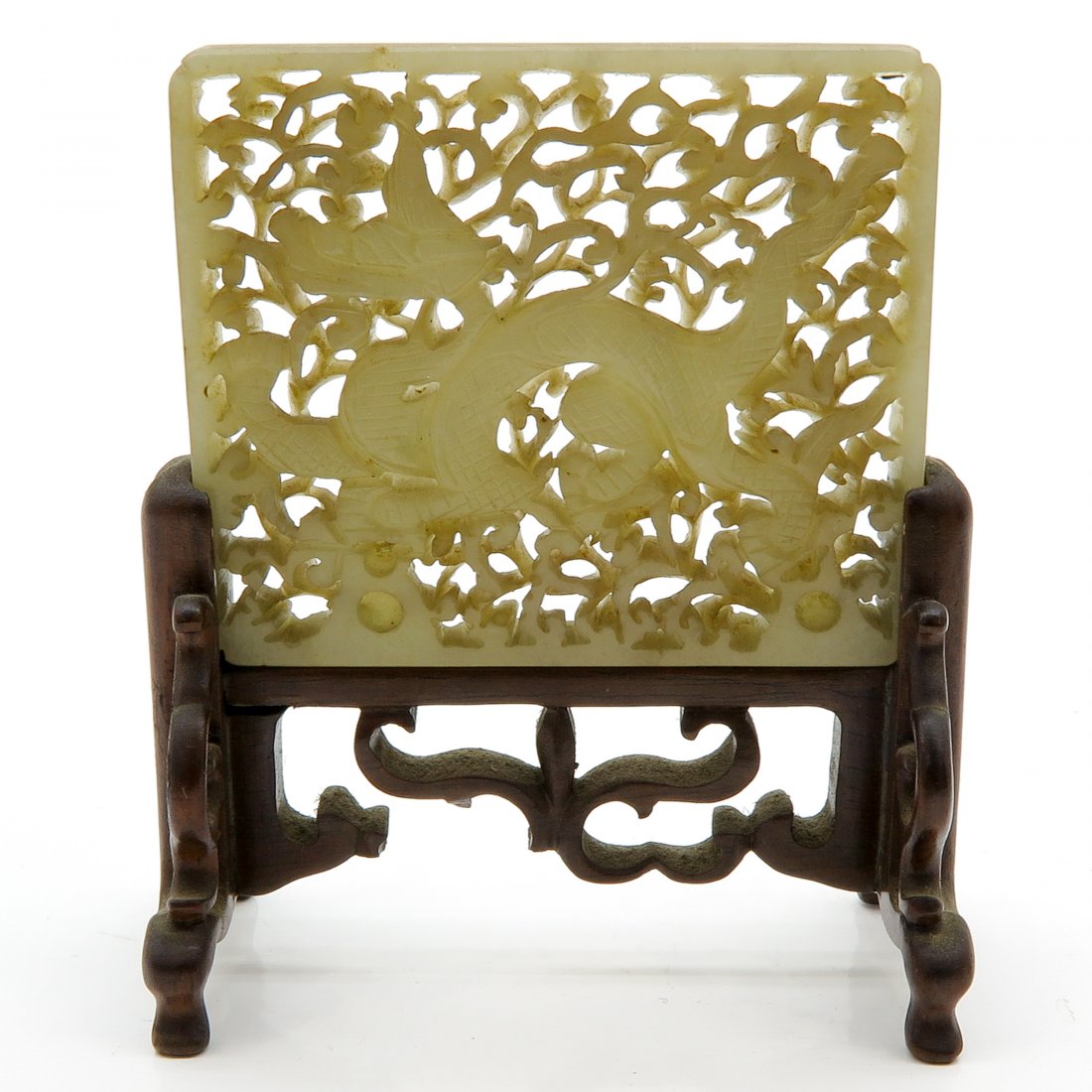 Chinese Miniature Jade Table Screen (1 of 6)