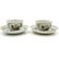 Lot of 18th Century China Porcelain Cups and Saucers