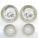 Lot of 18th Century China Porcelain Cups and Saucers - 2