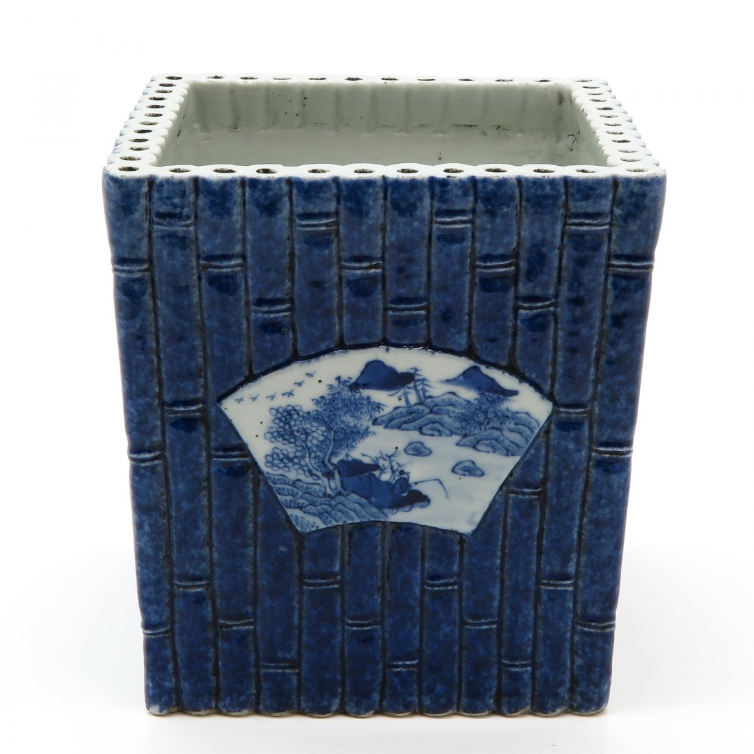 China Porcelain Bamboo Brush Pot (1 of 6)