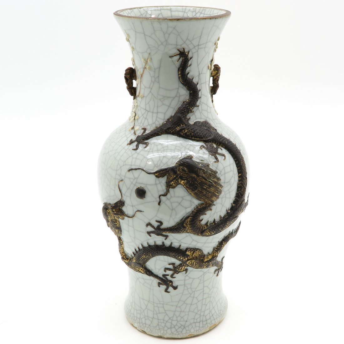 China Porcelain Crackle Ware Vase (1 of 6)