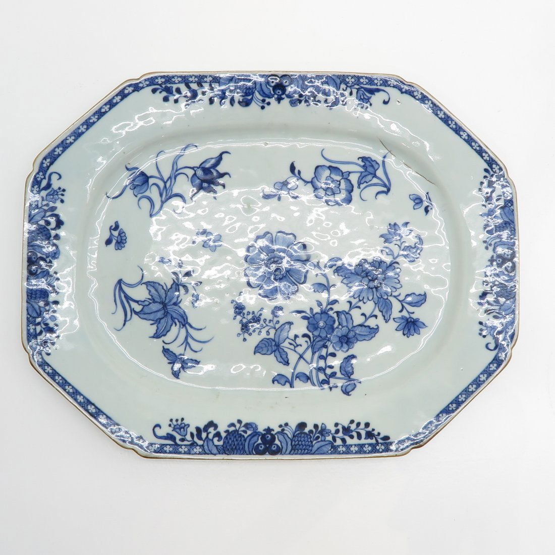 Large China Porcelain Platter Circa 1800 (1 of 2)