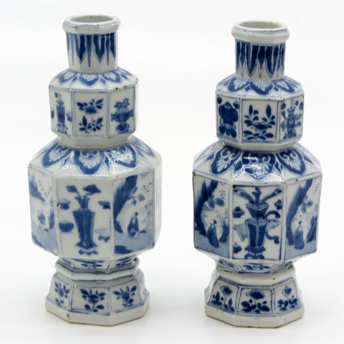Lot of 2 Kangxi Vases (1 of 6)
