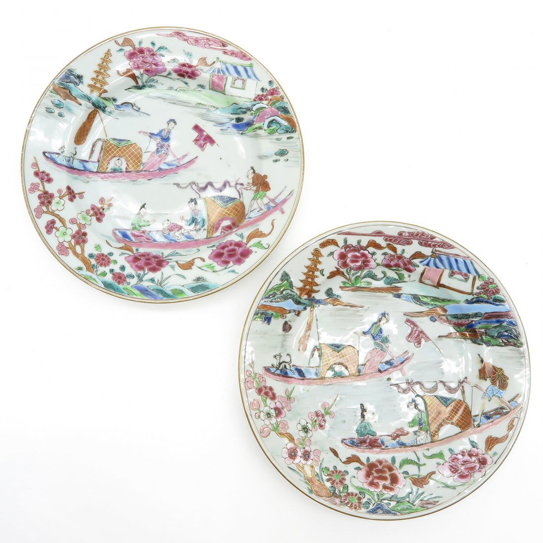 18th Century China Porcelain Plates (1 of 2)