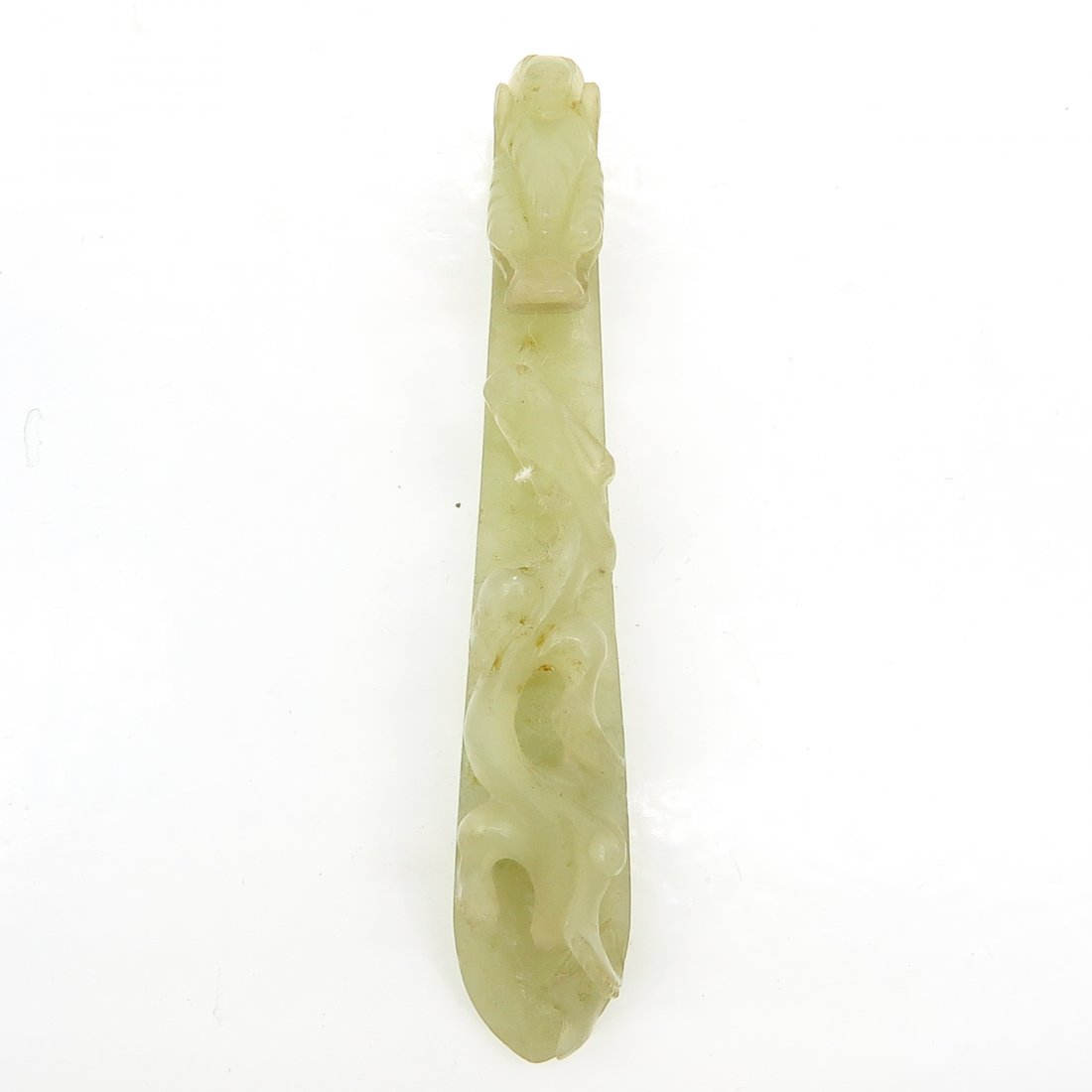 Chinese Carved Jade Belt Hook (1 of 4)