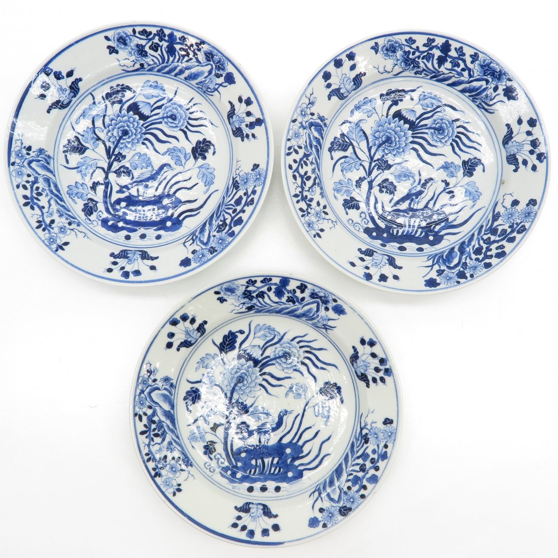 Lot of 3 China Porcelain Plates (1 of 2)