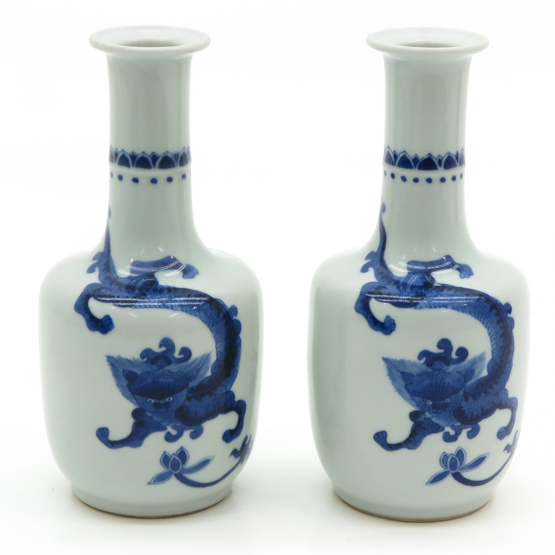 Lot of 2 China Porcelain Vases (1 of 6)