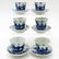 Lot of 18th Century China Porcelain Cups and Saucers