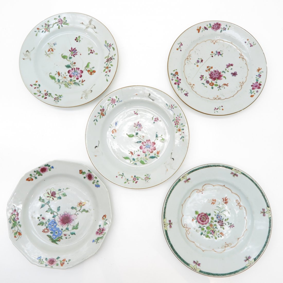 China Porcelain 18th Century Plate (1 of 2)