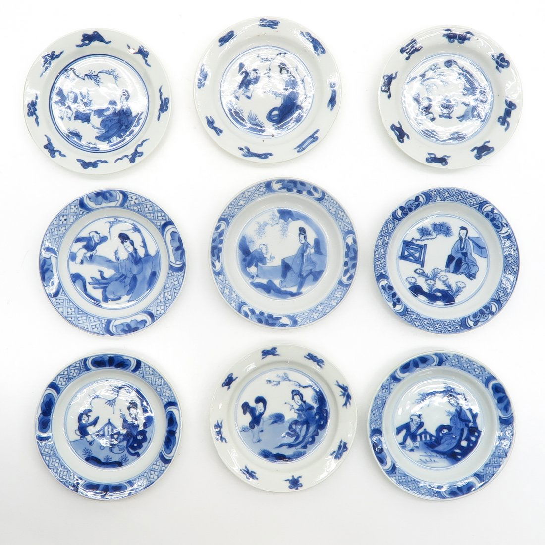 Lot of 18th Century China Porcelain Saucers (1 of 2)