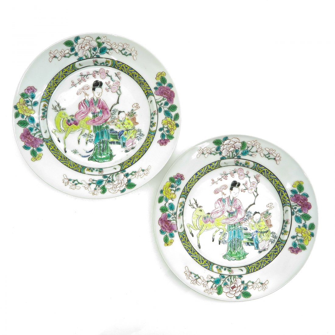 Lot of 2 China Porcelain Plates (1 of 2)