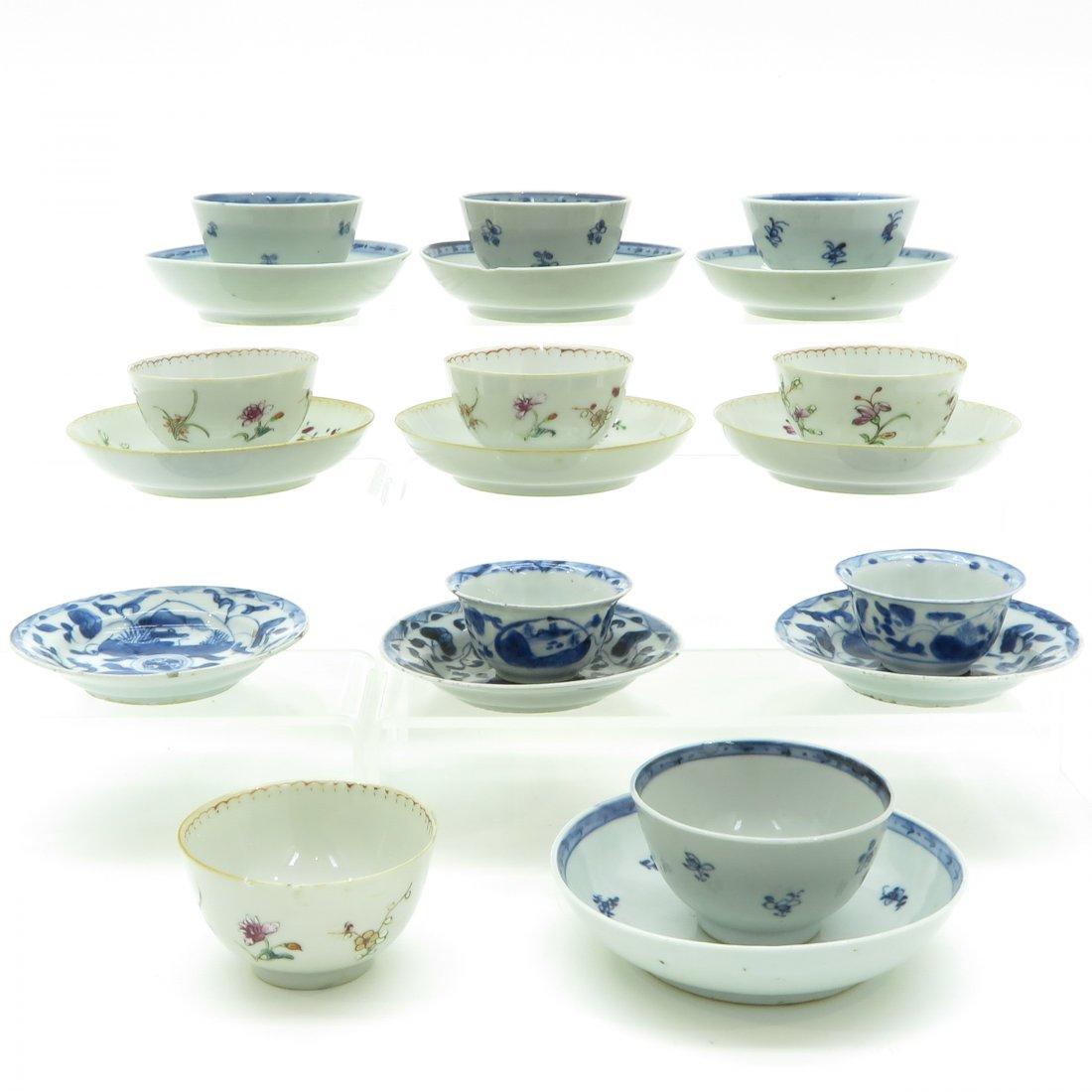 Diverse Lot of China Porcelain Cups and Saucers (1 of 5)