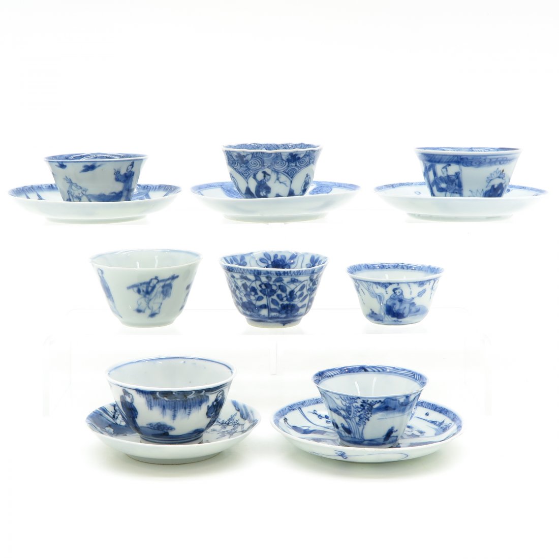 Diverse Lot of China Porcelain Cups and Saucers (1 of 6)