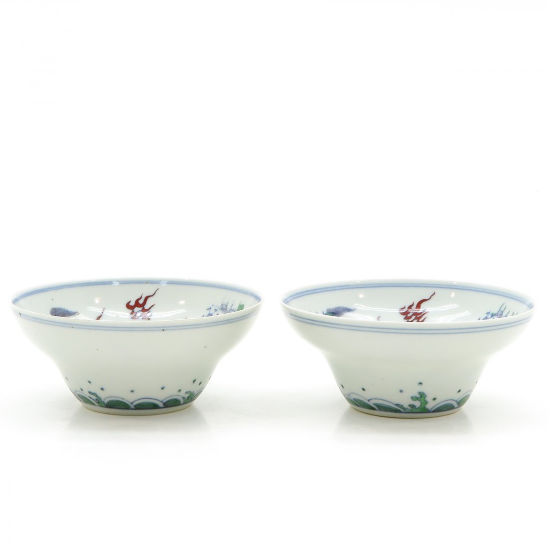 China Porcelain Wucai Decor Bowls (1 of 6)