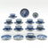 Diverse Lot of China Porcelain Cups and Saucers