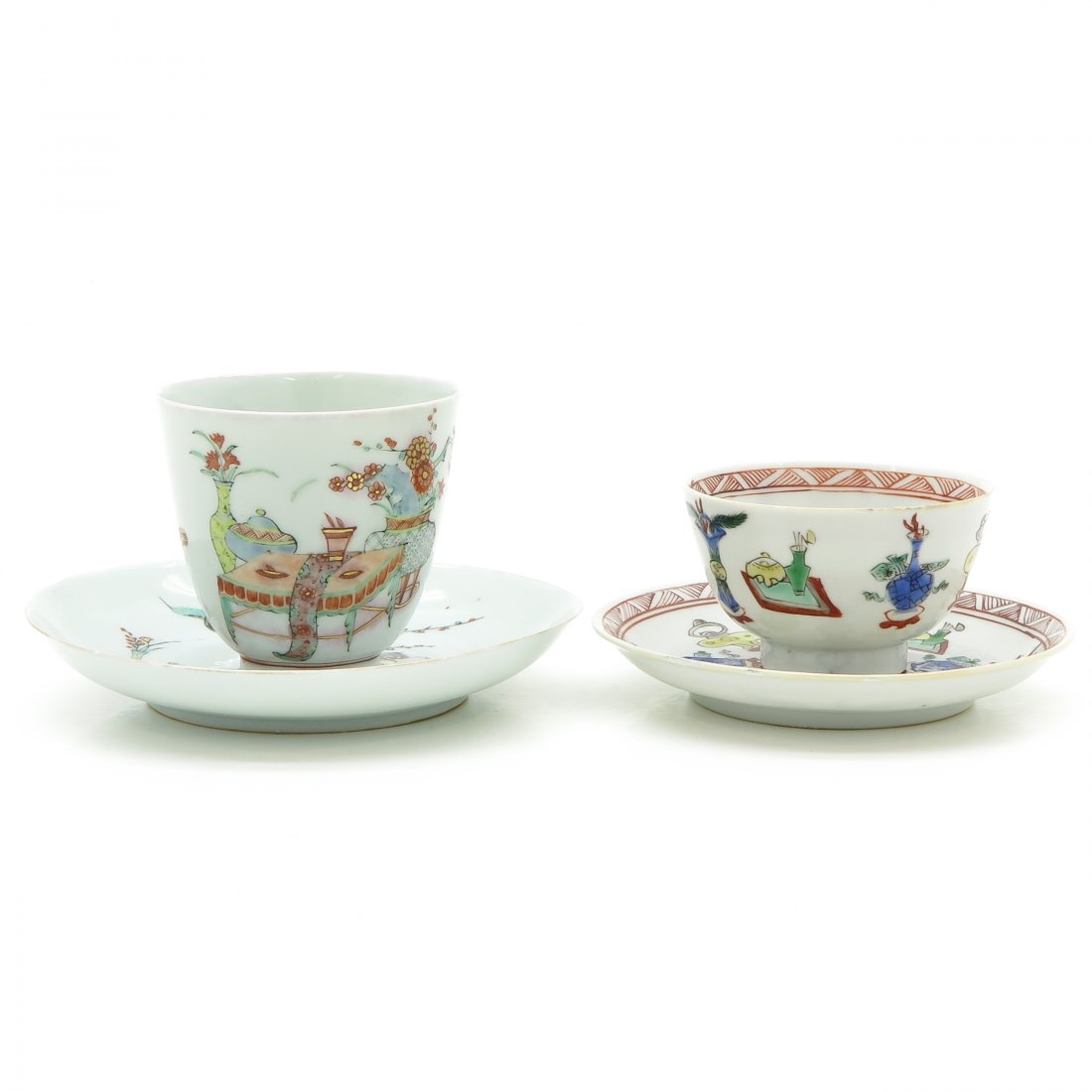 Lot of China Porcelain Cups and Saucers (1 of 6)