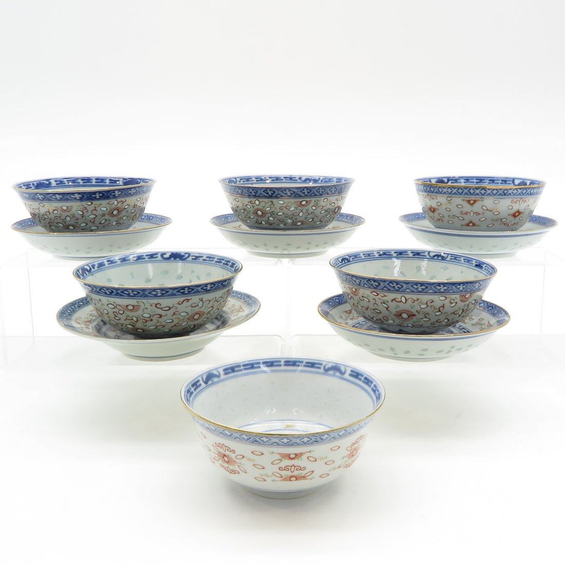 China Porcelain Cups and Saucers (1 of 6)