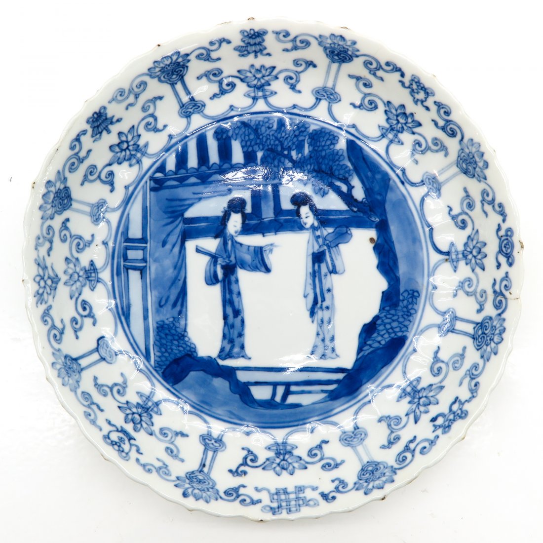 China Porcelain Kangxi Period Plate (1 of 2)
