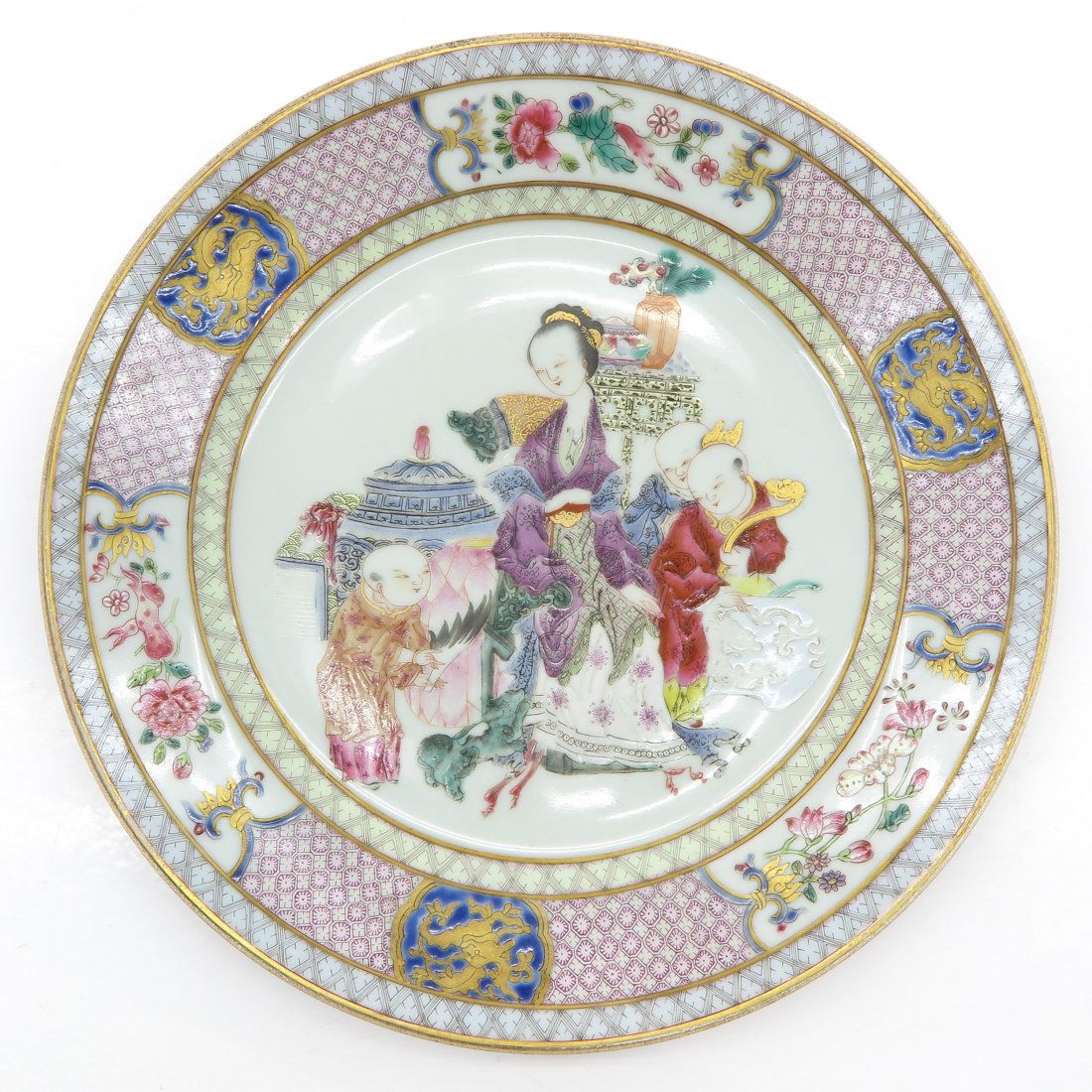 A Very Fine Quality China Porcelain Plate (1 of 2)