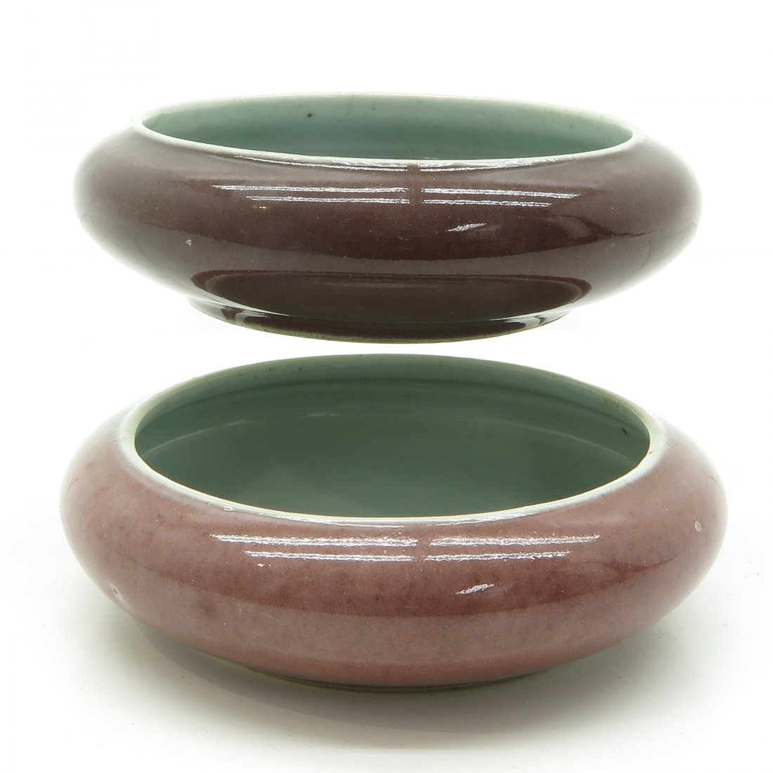 Lot of 2 Sang de Boeuf Decor Brush Washers (1 of 6)