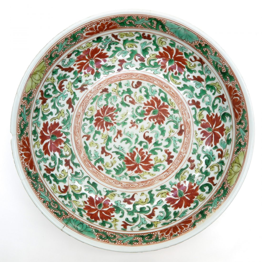 China Porcelain Wucai Decor Plate (1 of 3)