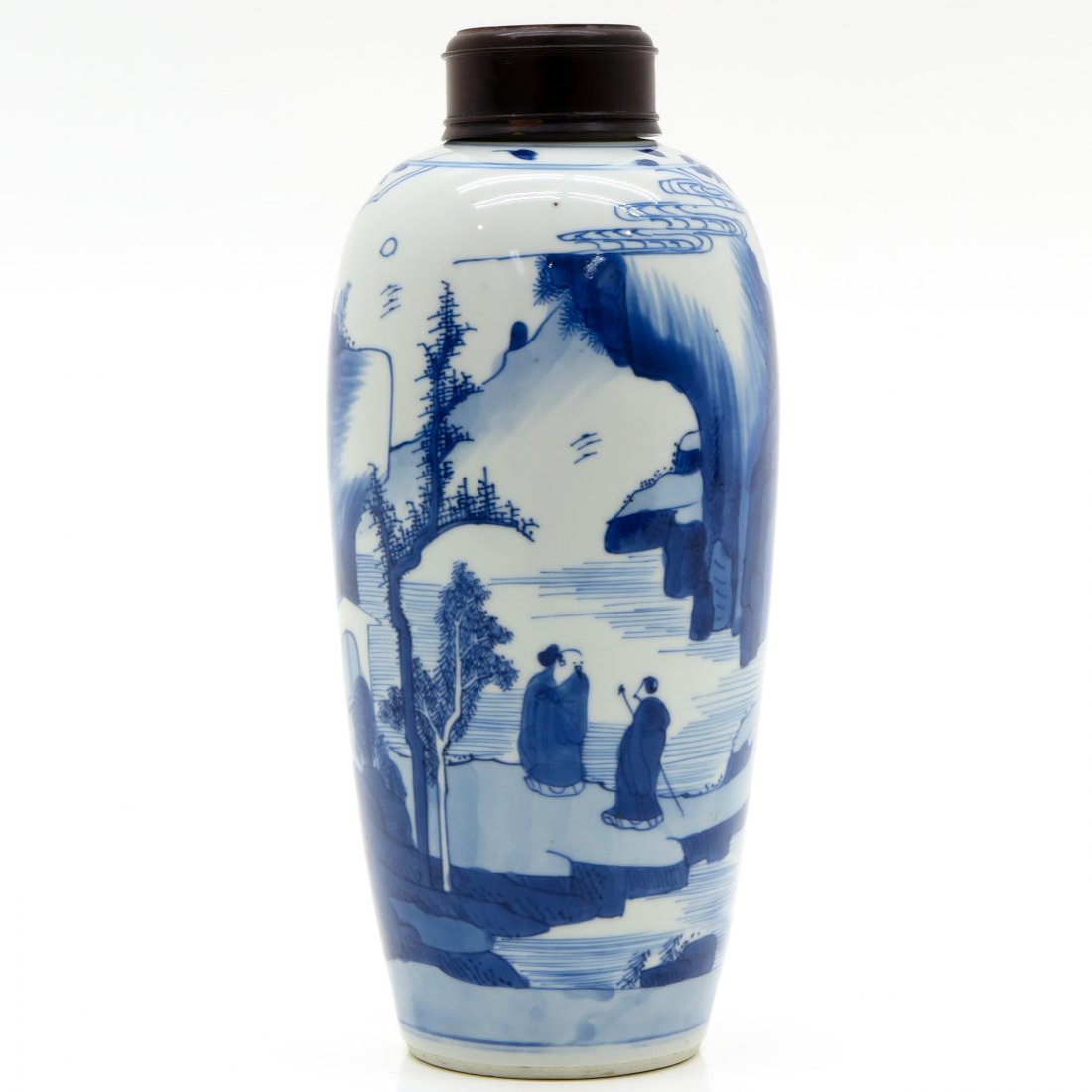 China Porcelain Kangxi Period Vase (1 of 6)