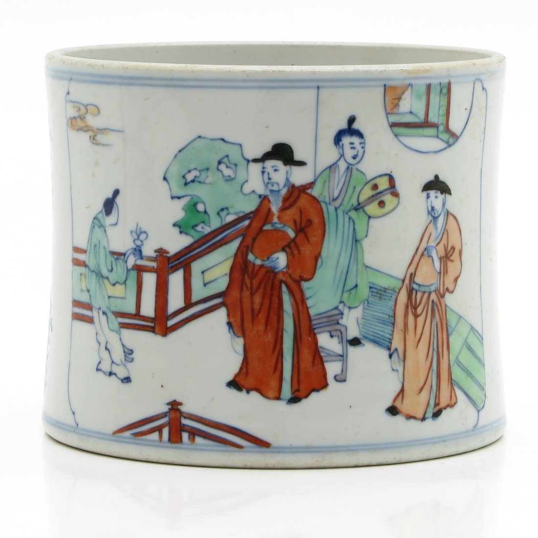 China Porcelain Brush Pot (1 of 6)