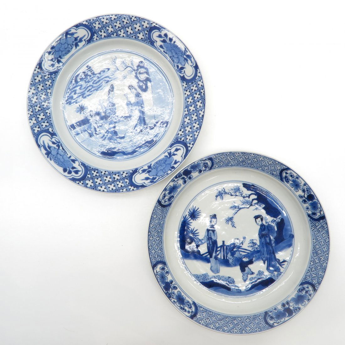 Lot of China Porcelain Kangxi Period Plates (1 of 2)