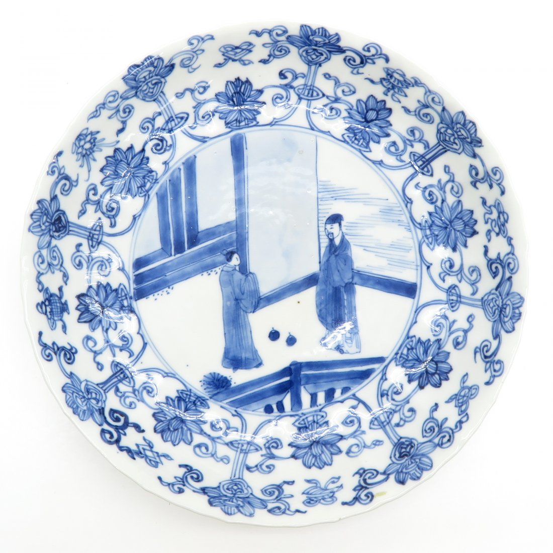 China Porcelain Kangxi Period Plate (1 of 3)