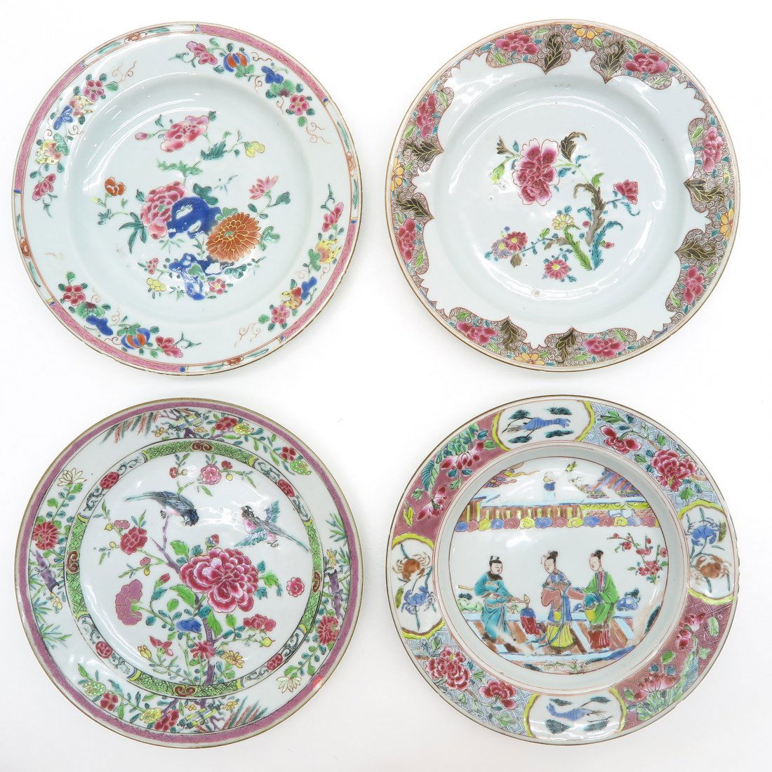 Lot of 18th Century China Porcelain Plates (1 of 2)