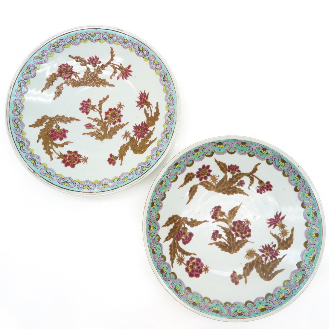 Lot of 2 China Porcelain Plates (1 of 2)
