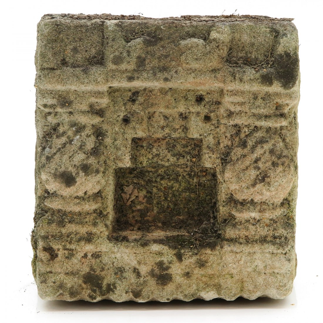 Cambodian Altar Stone: 20 x 22 x 13 cm.