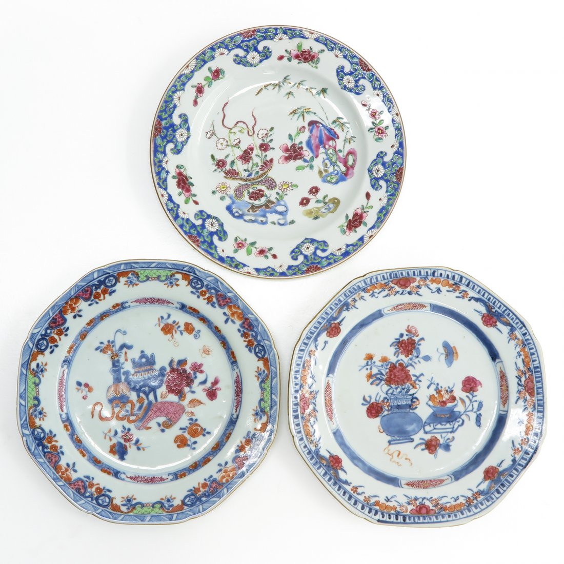 Lot of 18th Century China Porcelain Plates (1 of 2)