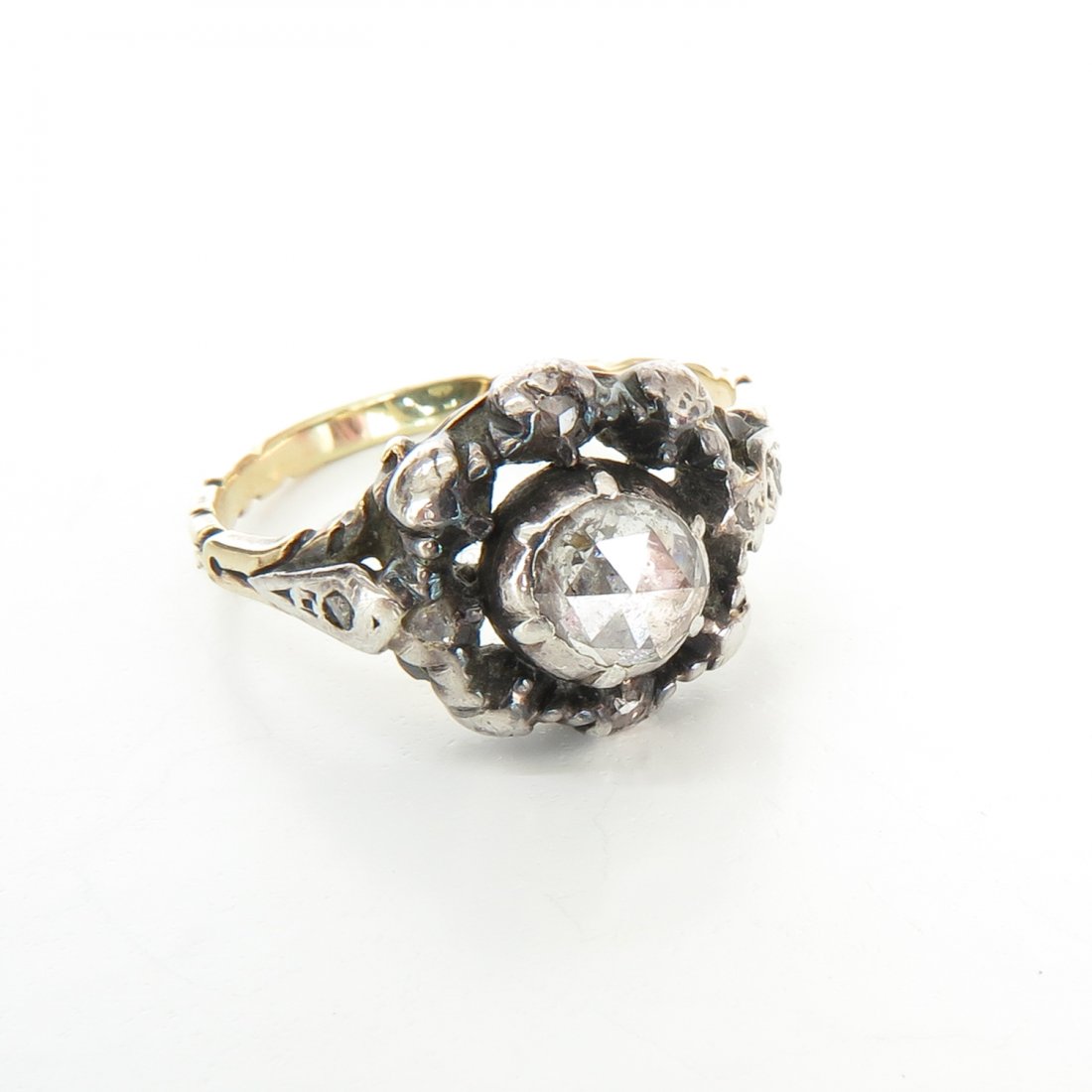 Ladies Rose Cut Diamond Ring Circa 0.40 Carat (1 of 1)