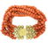 19th Century Red Coral Necklace on 18KG Clasp
