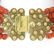 19th Century Red Coral Necklace on 18KG Clasp - 2