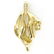 18KG Panther Pendant with Diamonds
