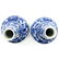 Pair of China Porcelain Double Gourd Vases - 5