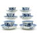 Lot of 18th Century China Porcelain Cups and Saucers - 2