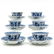 Lot of 18th Century China Porcelain Cups and Saucers - 3