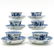 Lot of 18th Century China Porcelain Cups and Saucers - 4