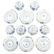 Lot of 18th Century China Porcelain Cups and Saucers - 6