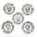 Lot of 5 18th Century Famille Rose Decor Plates