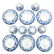 Lot of 18th Century China Porcelain Cups and Saucers - 6